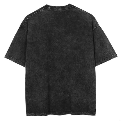 Demon Slayer Washed Black T-Shirt