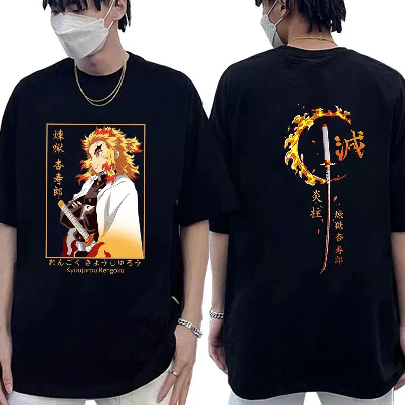 Rengoku Kyoujurou Short Sleeve T-shirt