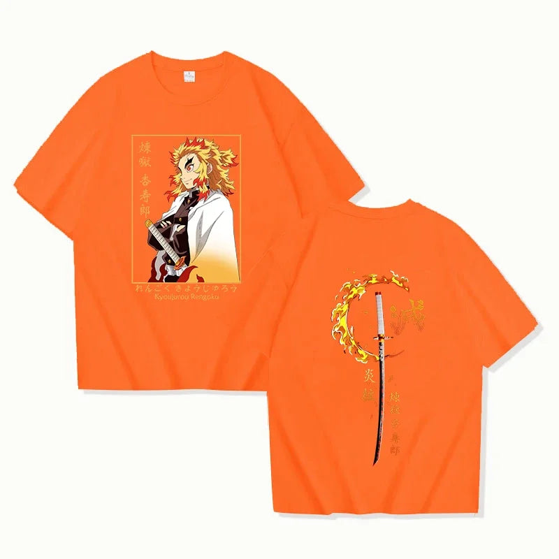 Rengoku Kyoujurou Short Sleeve T-shirt