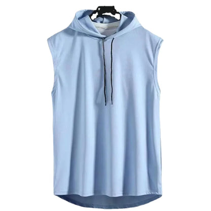 Ice Silk Summer Muscle Hoodie